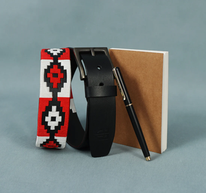 เข็มขัดหนังแบรนด์ OEM ผู้ผลิตจากอินเดีย ผู้ส่งออก รับออกแบบตามสั่ง ผลิตจำนวนมาก ราคาขายส่ง - Product Image 1