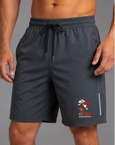 Pantalones Cortos Deportivos de Satén para Hombre, Cintura Media, Casuales, de Alta Calidad, Secado Rápido, Transpirables, Servicio OEM, Gran Venta, Ropa de Entrenamiento - Product Image 1