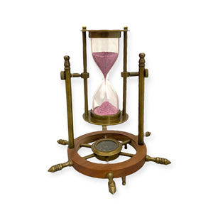 Ampoule de balayage 2 minutes avec boussole et support sur roulettes - ST13 - Product Image 1