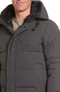 Latest Design <b>Down</b> Puffer Jacket for Men Top Quality Lightweight Quilted Puffer Custom Oversized Baggy Hooded <b>Down</b> Jacket - Product Image 5
