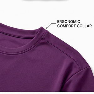 Camiseta Deportiva para Hombre, Estilo Clásico, Manga Corta, Precio al por Mayor, Camiseta Ringer para Rendimiento Atlético - Product Image 4