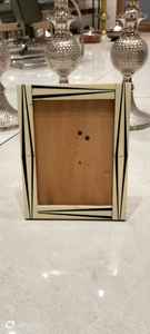 Handcrafted <b>Vintage</b> Design Rectangular Wooden <b>Frames</b> With Sticker Print Of Cubes in Red Color For Home Hotel And Restaurant - Product Image 5