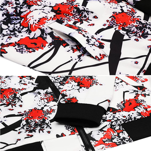 NUEVO Custom 100% Organic Jersey Cotton Adult Men Impreso Casual Transpirable Pijamas de secado rápido Cremalleras Mamelucos de manga larga - Product Image 4
