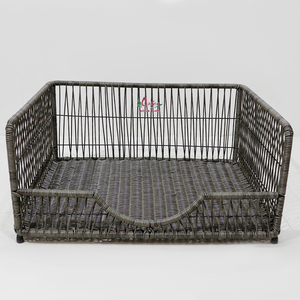 Modern Eco-Friendly Luxury Plastic <b>Dog</b> <b>Bed</b> Elevated Pet Basket <b>Sofa</b> <b>Bed</b> with Soft Cushion - Product Image 2
