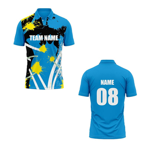 Custom Cricket Sports Jersey Breathable Quick Dry Short Sleeve Team Wear Unisex OEM Supply Wholesale Sublimated Sportswear - Product Image 5