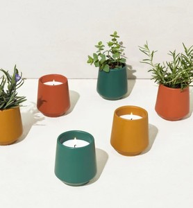 Portavelas de Cerámica Mate, Forma Cónica Moderna, Resistente al Calor, Pared Gruesa, Duradero, Reutilizable, Decoración de Lujo para el Hogar, Soporte para una Sola Vela - Product Image 3