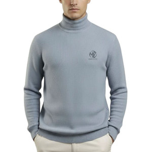 Casual Outdoor Layering Top Soft Stretch Fabric Full Sleeve High <b>Neck</b> Design <b>Men</b> <b>Turtle</b> <b>Neck</b> Shirt - Product Image 1