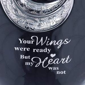 Handcrafted Aluminum Tear Drop <b>Memorial</b> Ash <b>Keepsake</b> Urn Tribute Holder Designed With Secure Lid And Premium Finish - Product Image 5