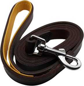 Correas de Cuero Personalizadas de Alta Calidad para Mascotas, Correa de Cuero Ajustable para Entrenamiento y Paseo para Perros - Product Image 1