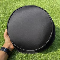 Chapeau haut-de-forme en soie noire fait main de qualité supérieure, style victorien steampunk, pour cosplay