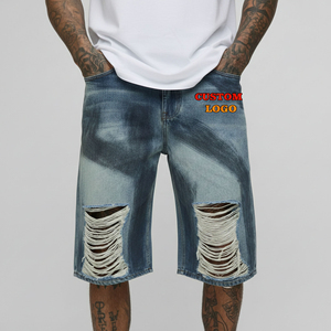 Jorts Vaqueros Casuales Personalizados de Alta Calidad, Resistentes al Viento, 100% Algodón, Oversize, Transpirables, Ecológicos, con Logotipo Impreso por Transferencia Térmica - Product Image 4