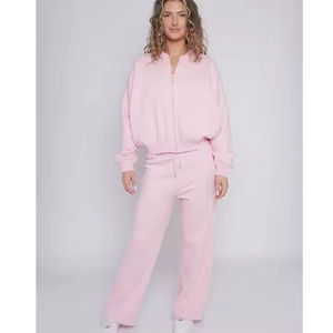 Conjuntos Deportivos de Alta Calidad, Corte Ajustado, 100% Algodón, para Mujer, Mangas Largas, Elegantes, Ligeros, de Secado Rápido, Conjunto de 2 Piezas - Product Image 6