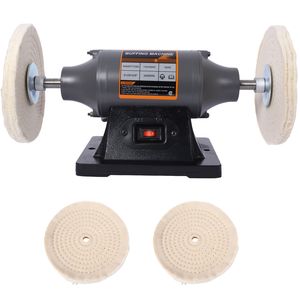 Lucidatrice Elettrica da Banco da 8 Pollici con 4 Ruote Lucidanti Spesse 80 Strati, Macchina per Lucidatura Metalli - Product Image 1