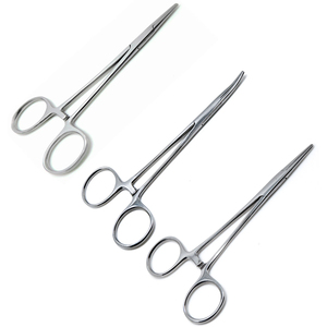 Pinces chirurgicales Mosquito droites, courbées et Kocher 5 pouces – Lot de 3 - Product Image 1
