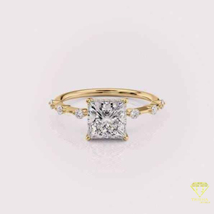 Bague de fiançailles en moissanite de qualité supérieure pour femmes, avec un design élégant et tendance, disponible en grande quantité. - Product Image 3