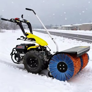 Barredora de Nieve Multifuncional de Doble Rueda con Motor y Engranajes, Sopladora de Nieve de Alta Potencia para Limpieza de Superficies de Carreteras - Product Image 5
