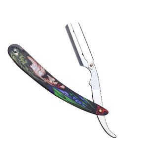 Rasoir de précision professionnel 100% acier inoxydable pour barbier, lame droite, salon de coiffure, outil de rasage Joker - Product Image 1