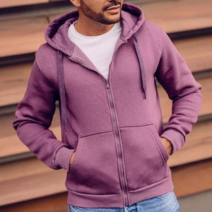 เสื้อฮู้ดดี้สีพื้นสำหรับผู้ชาย ผ้าฟลีซคลาสสิก อุ่นสบาย - Product Image 2