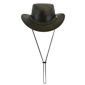Nouveau style, chapeaux de cowboy en cuir véritable sur mesure pour hommes, chapeaux de cowboy d'extérieur, chapeaux de mode respirants - Product Image 2