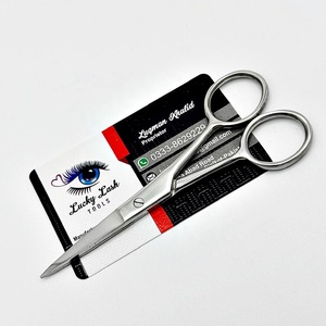 Professionnel personnalisé étiquette chanceux cils outils Kit d'extension de cheveux ciseaux outils d'extension de cheveux en acier inoxydable de qualité chirurgicale - Product Image 5