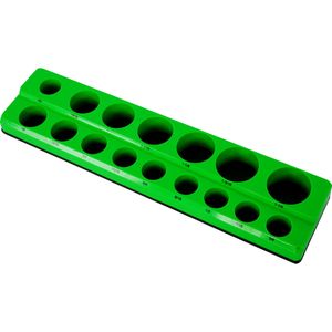 กล่องเครื่องมือสีดำแบบแม่เหล็ก 3 ชิ้น พร้อมที่เก็บซ็อกเก็ตแม่เหล็ก SAE - Product Image 5