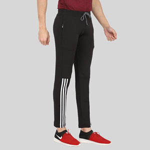 Pantalon de survêtement sport bleu quatre directions avec bande latérale, logo personnalisable, impression HD, délavage coloré, en Spandex/Polyester, séchage rapide, tailles homme M/L/XL - Product Image 6