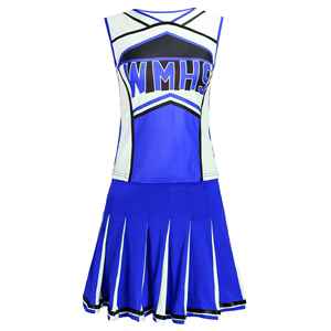 Nouveautés 2026 : Jupe de cheerleading personnalisée pour adulte, qualité supérieure, en polyester, avec strass et impression par transfert thermique - Product Image 5