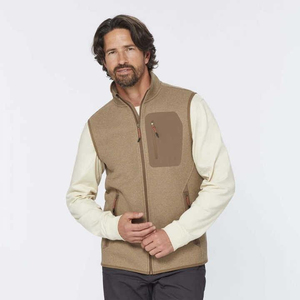 Gilet en toile polaire pour homme, personnalisé selon votre propre design, col montant, léger, veste d'hiver professionnelle, imperméable à l'avant - Product Image 3