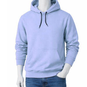 Sudadera con Capucha de Algodón y Forro Polar, con Cordón Ajustable y Puños Acanalados, Diseño en Contraste de Color, Corte Regular, Manga Larga - Product Image 2