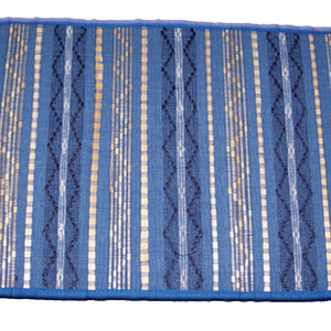 แผ่นรองจานสี่เหลี่ยมผืนผ้าลายไม้ไผ่พิมพ์ลายสไตล์เรโทร ดีไซน์แรงบันดาลใจจากวัดทอง ใช้ซ้ำได้ - Product Image 1