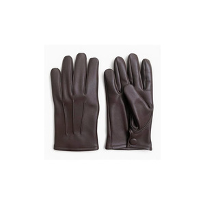 Cashmere Linen Leather <b>Touchscreen</b> <b>Gloves</b> with Needle Detection for Men-Striped Wrist-Length Traveling Use - Product Image 4