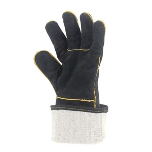 Guantes de Seguridad para Soldadura Unisex Transpirables, de Cuero Vacuno de Primera Calidad, Resistentes al Calor, Antideslizantes y de Alta Resistencia - Product Image 1
