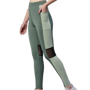 Leggings de yoga pour femmes de qualité supérieure, taille haute, longueur genou, séchage rapide, respirants, écologiques, en Spandex/Polyester, design unique, fabrication optimale - Product Image 1
