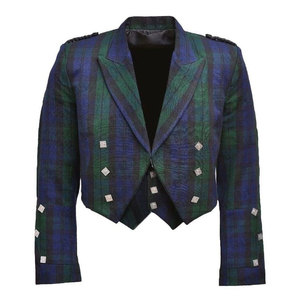 Veste Prince Charlie écossaise de haute qualité pour homme, veste de mariage des Highlands, meilleure vente OEM ODM - Product Image 1