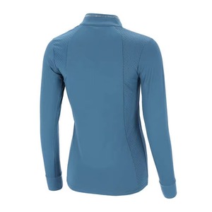 Camisas de equitación ligeras de primera calidad para mujer, ajuste cómodo, tela transpirable de poliéster/algodón/spandex, absorben el sudor - Product Image 2