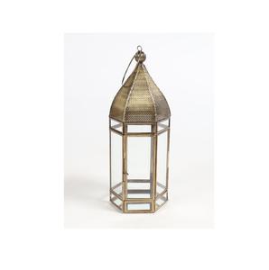 Farol de latón metálico diseñado para uso duradero en decoración del hogar, eventos y exhibiciones de iluminación a largo plazo. - Product Image 4