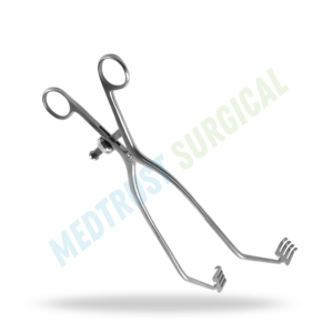 Écarteur chirurgical de colonne vertébrale Zelpi avec embouts cérébraux 45 20cm pour exposition crânienne postérieure en neurochirurgie - Product Image 1