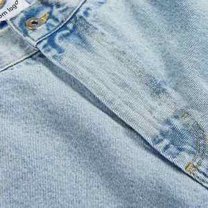 Shorts en jean décontractés brodés pour homme, taille mi-haute, respirants, avec poches, pour l'été – Nouveauté en promotion - Product Image 2
