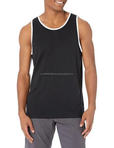 Wholesale 100% Cotton Custom tank <b>Tops</b> High Quality Street Wear <b>Muscle</b> Fit Ribbed tank <b>Tops</b> <b>Men</b> Gym Workout Sleeveless tank <b>Top</b> - Product Image 1