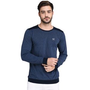 เสื้อยืดออกกำลังกายลำลองสำหรับผู้ชาย ออกแบบเองได้ ผ้าฝ้าย 100% แขนยาว แห้งเร็ว คอกลม ระบายอากาศดี เป็นมิตรกับสิ่งแวดล้อม - Product Image 1