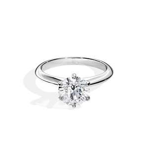 Anillo de Compromiso Clásico con Diamante de Corte Brillante Redondo, Oro de 14K, Engaste de Garras, Certificado IGI, Joyería Fina para Mujer - Product Image 6