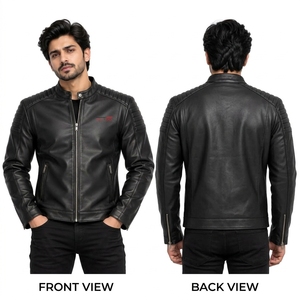 Wholesale <b>Cheap</b> Price <b>Men</b> Breathable <b>Leather</b> <b>Jacket</b> With OEM Serviced 2026 Best Design Sheep Skin <b>Leather</b> <b>Jacket</b> for <b>Men</b> - Product Image 6