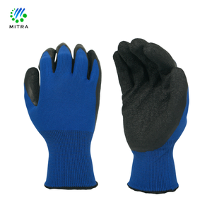 Mitra Crinkle Latex Coated Glove Polyester Liner Full Texture Knit Wrist Anti-Slip 10mil Thickness <b>10</b> <b>Inch</b> Anti-static - Product Image 2