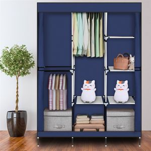 Armadio Portatile Navy RT da 71 Pollici con Appendiabiti e Scaffale per Organizzazione e Conservazione Vestiti - Product Image 2