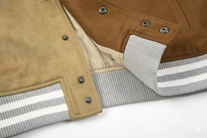 <b>Men</b> Premium Varsity <b>Jacket</b> Custom Wool <b>Leather</b> Letterman Baseball College Coat OEM ODM Wholesale Sample Service Available - Product Image 5
