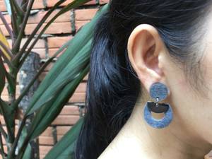 ZONE HANDICRAFTS - Pendientes Artesanales de Cuerno de Búfalo Rústico, Forma Natural, Joyería Moderna para Mujer, Regalo de Navidad, Boda, Negocios, Hogar - Product Image 1