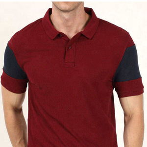 เสื้อโปโลสำหรับผู้ชายเสื้อยืดผ้าถักแขนสั้นผ้าคอตตอนโพลีเอสเตอร์100% หรูหราโลโก้ออกแบบได้ตามต้องการ - Product Image 2