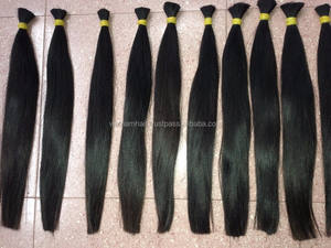 ผมต่อจาก100% ผมมนุษย์แบบเต็มตัวทำจากเวียดนามเครื่องทอสองชั้นสำหรับถักเปีย - Product Image 4