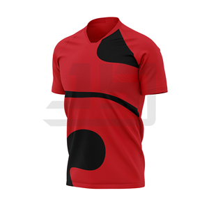Camiseta de Fútbol Personalizada con Impresión por Transferencia de Calor, 100% Poliéster, Manga Corta, Ligera, de Secado Rápido y Transpirable - Product Image 6