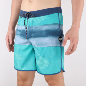 Shorts de bain pour hommes en gros, séchage rapide, respirants, coupe-vent, pour la plage, le surf, légers, en satin, imprimés sur mesure, cargo, pour l'été - Product Image 3